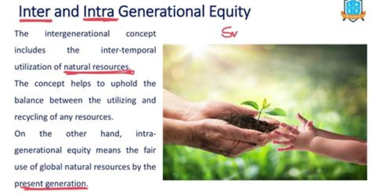 When Is Intergenerational Equity Used?