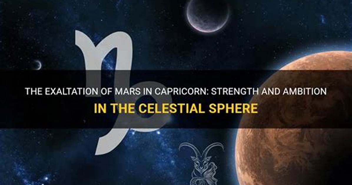 When Is Mars Exalted?