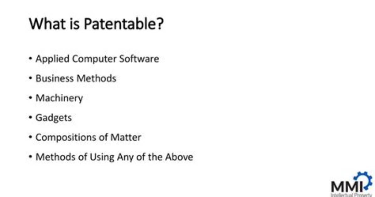 When Is Software Patentable?
