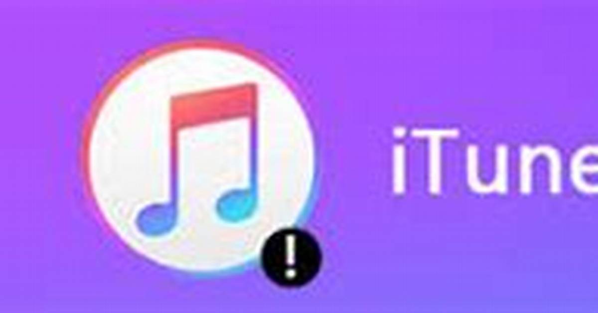When Itunes Won't Open?
