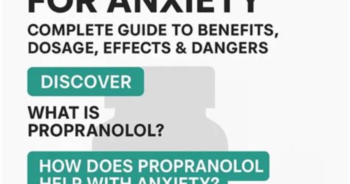 When Propranolol Doesn't Work?
