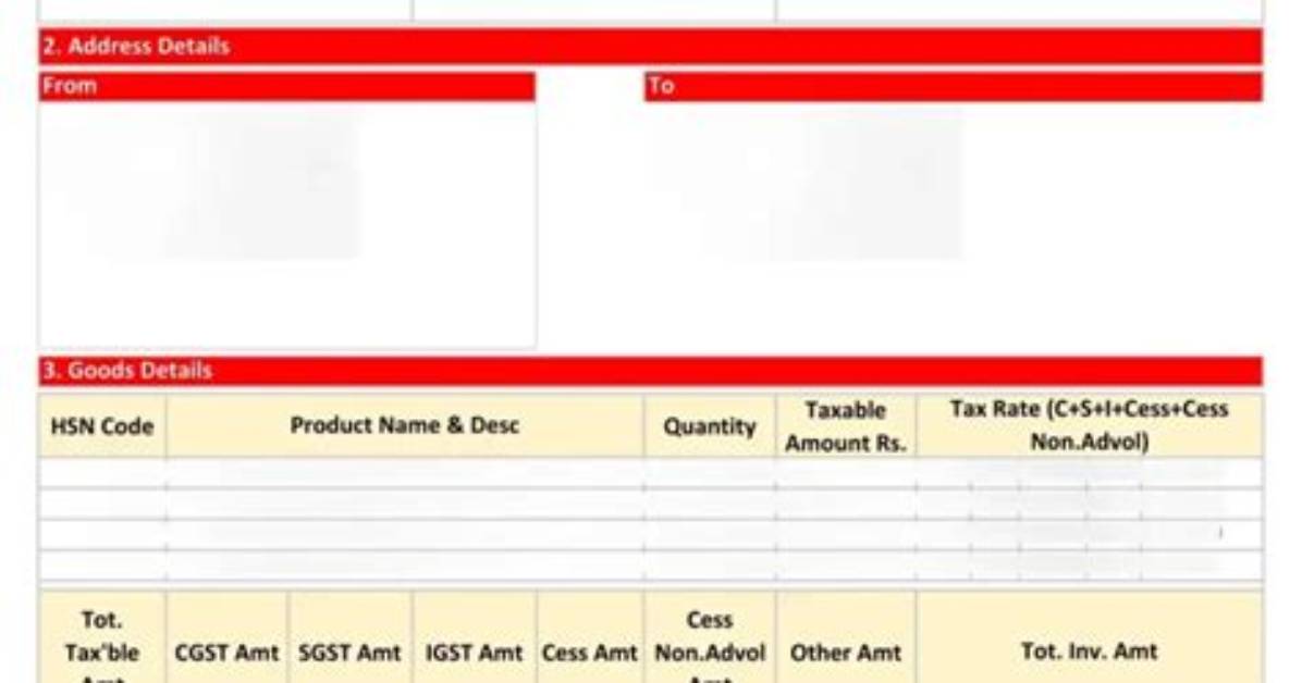 When Required E Way Bill?