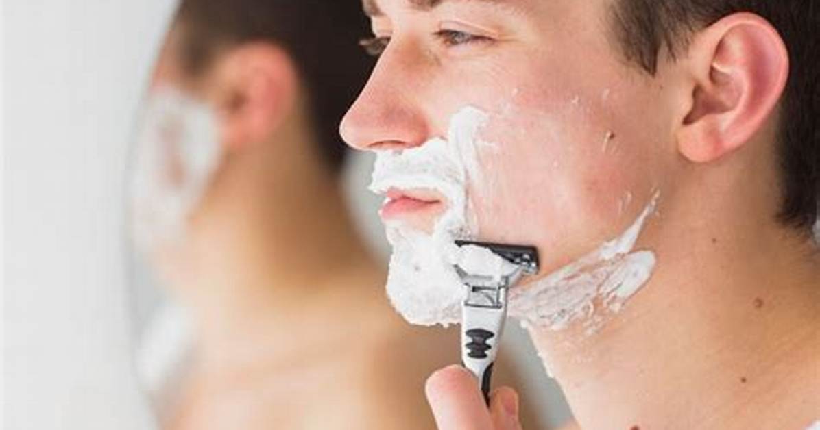When Shaving Your Face?