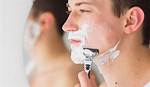 When Shaving Your Face?