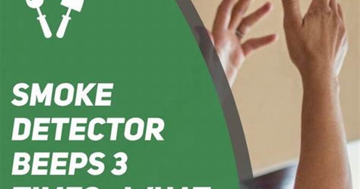When Smoke Detector Beeps?