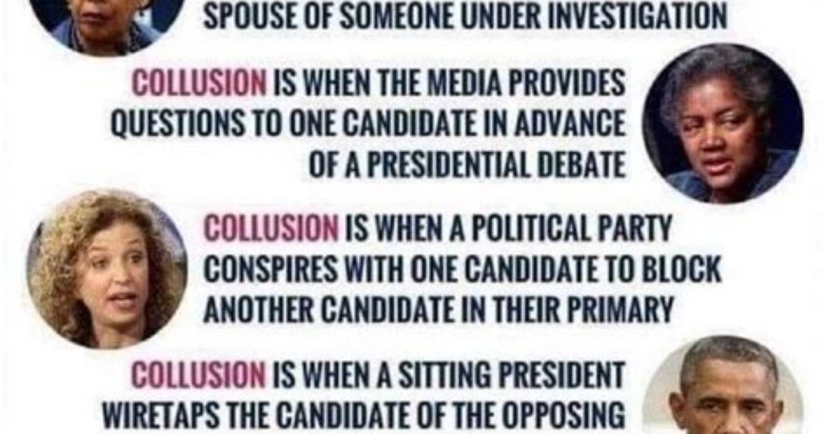 When Someone Is Collusion?