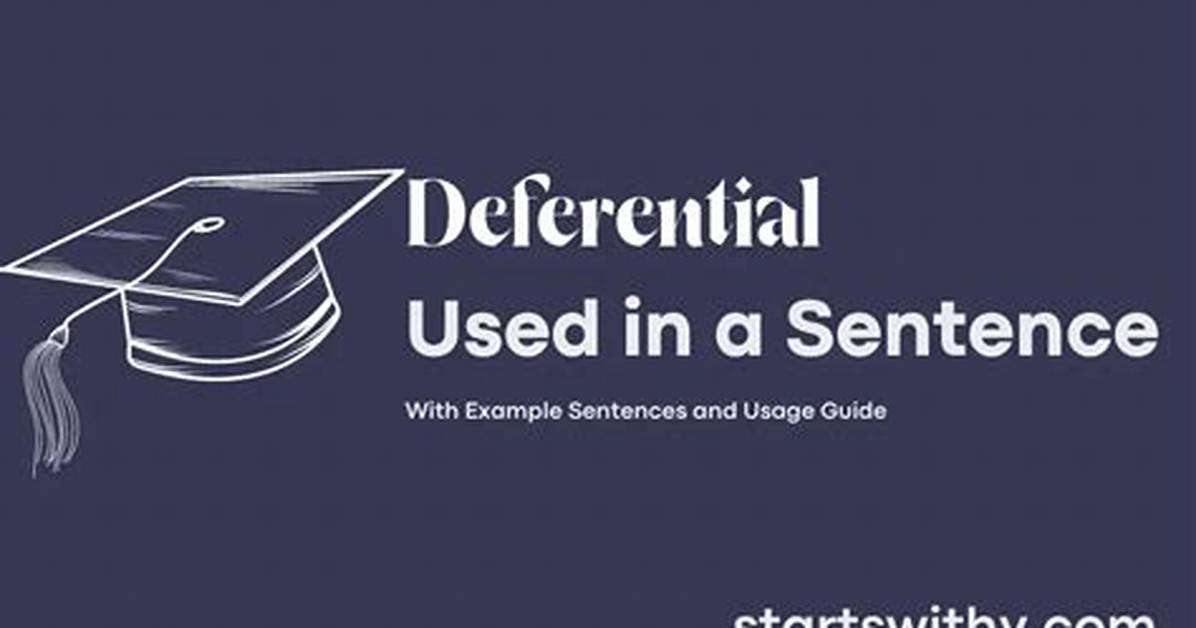 When Someone Is Deferential?