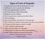 When Someone Lacks Empathy?