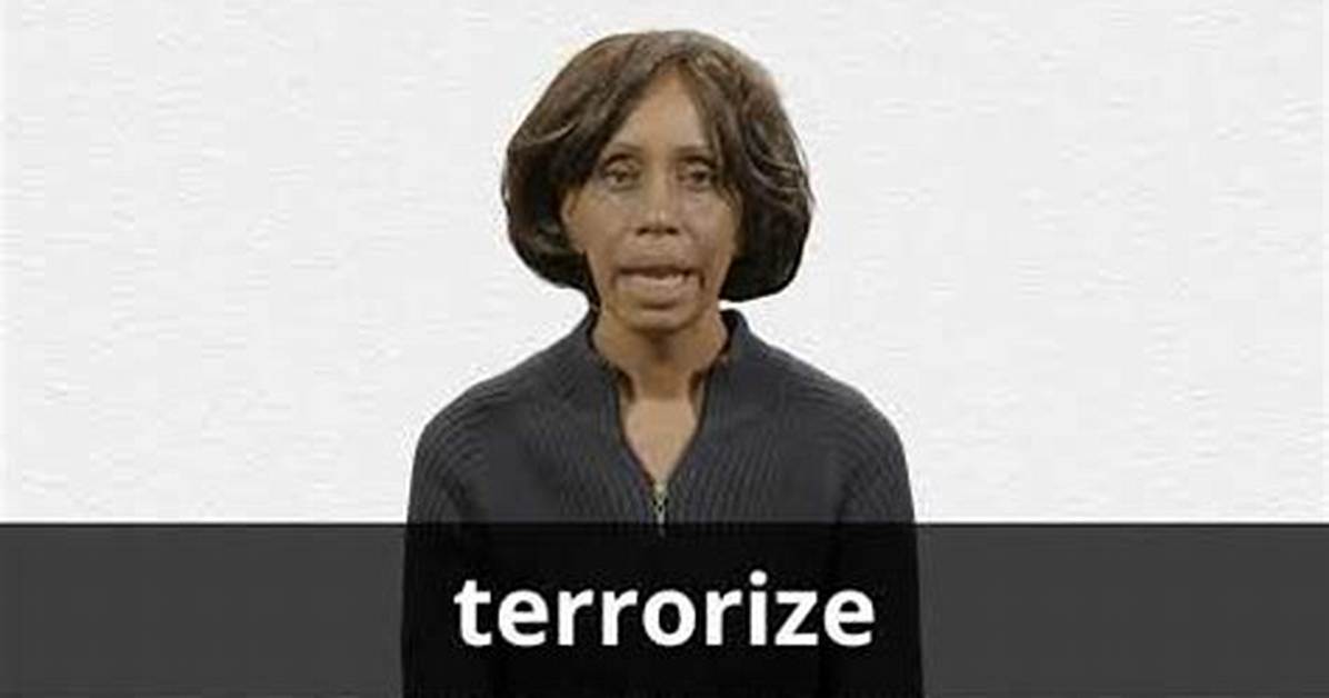 When Someone Terrorizes You?