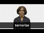 When Someone Terrorizes You?