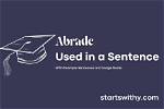 When Something Is Abrade?