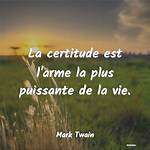 When Something Is Certitude?