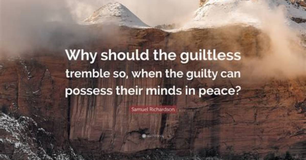 When Something Is Guiltless?