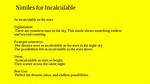 When Something Is Incalculable?