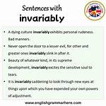 When Something Is Invariably?