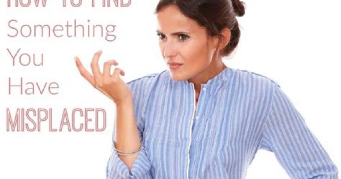 When Something Is Misplaced?