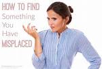 When Something Is Misplaced?