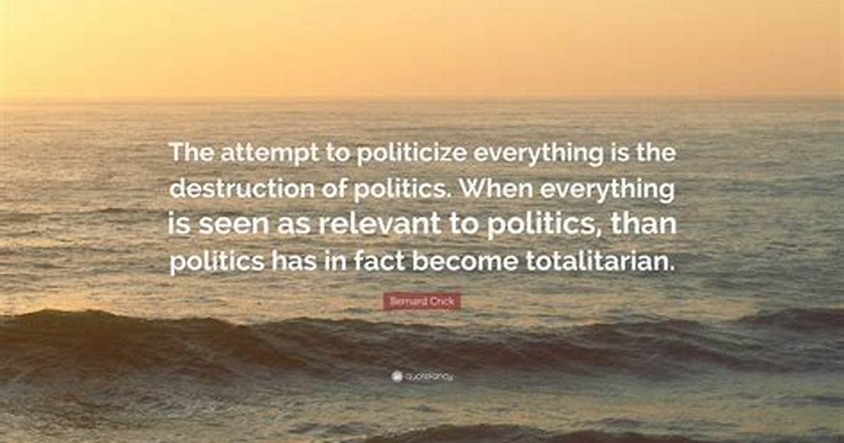 When Something Is Politicize?