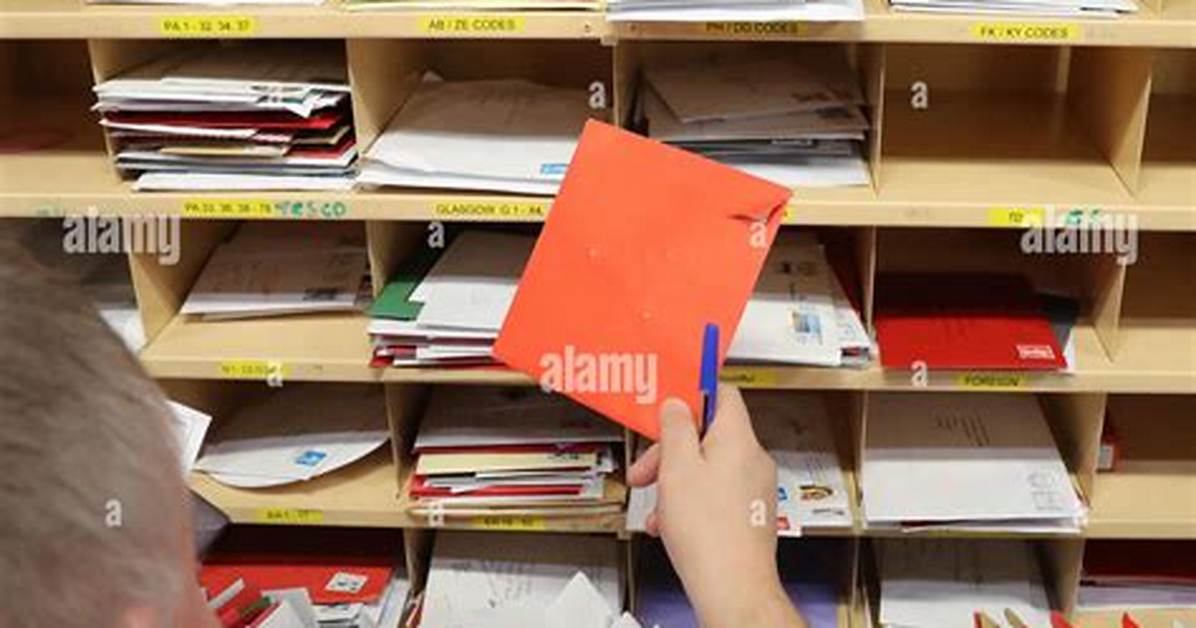 When Sorting Office Mail?