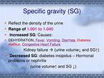 When Specific Gravity Is Low?