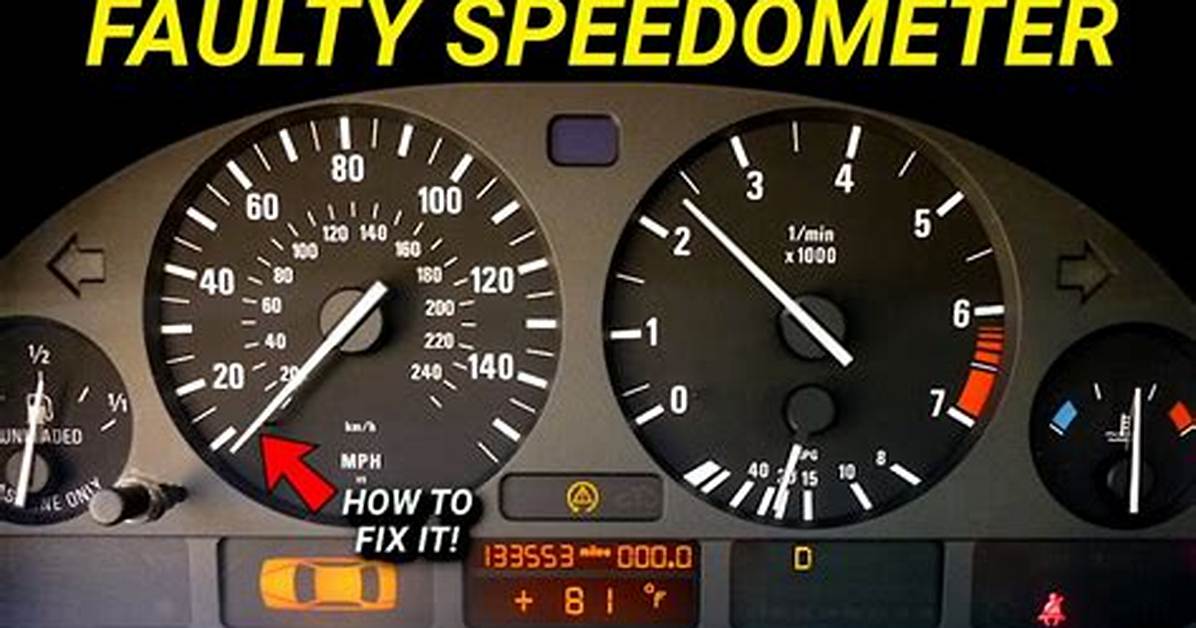 When Speedometer Stops Working?