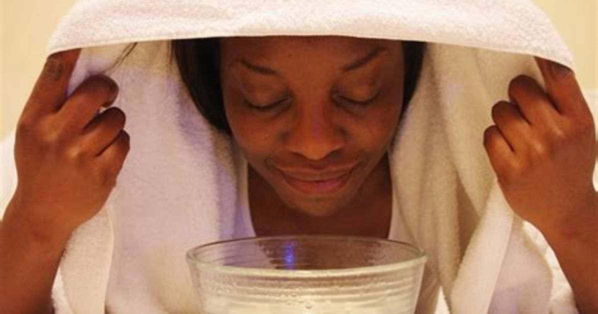 When Steaming Your Face?