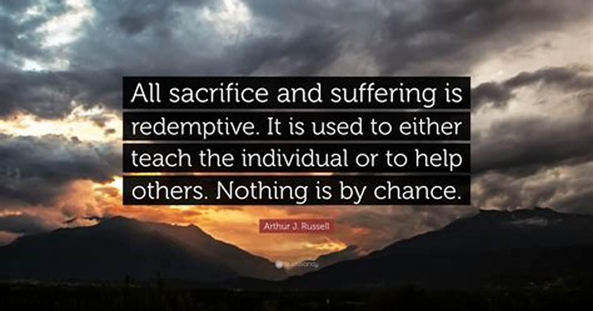 When Suffering Is Redemptive?