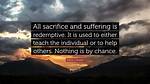 When Suffering Is Redemptive?