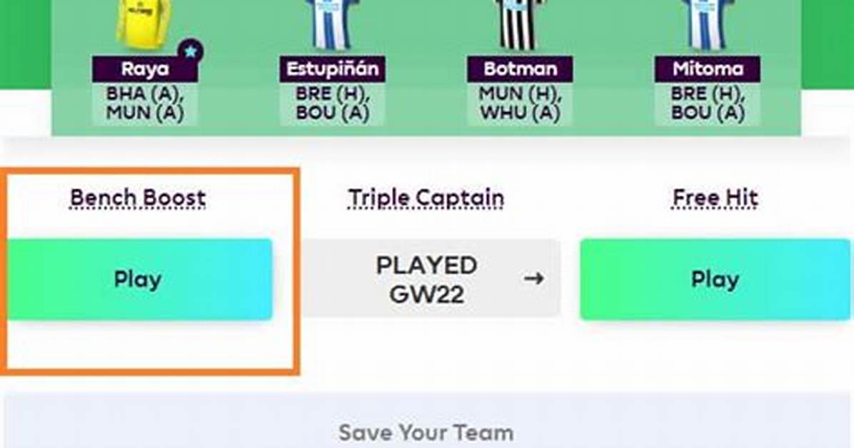 When to Bench Boost?