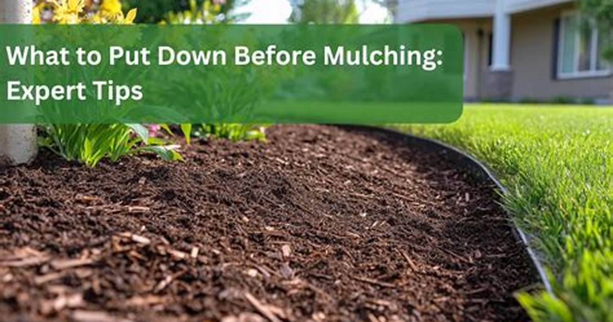 When to Put Down Mulch?