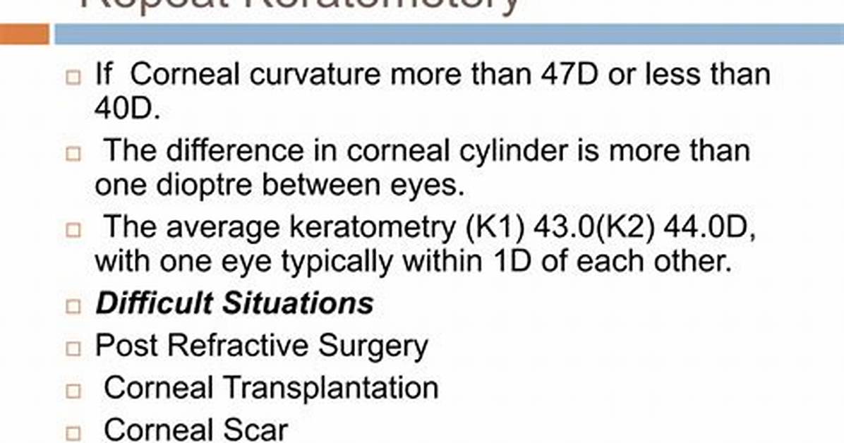 When to Repeat Biometry?