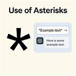 When to Use Asterisk?