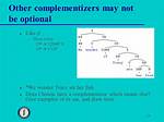When to Use Complementizer?