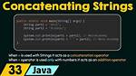 When to Use Concatenation in Java?