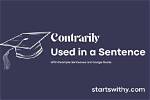 When to Use Contrarily?