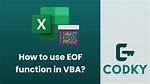 When to Use Eof?