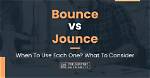 When to Use Jounce?