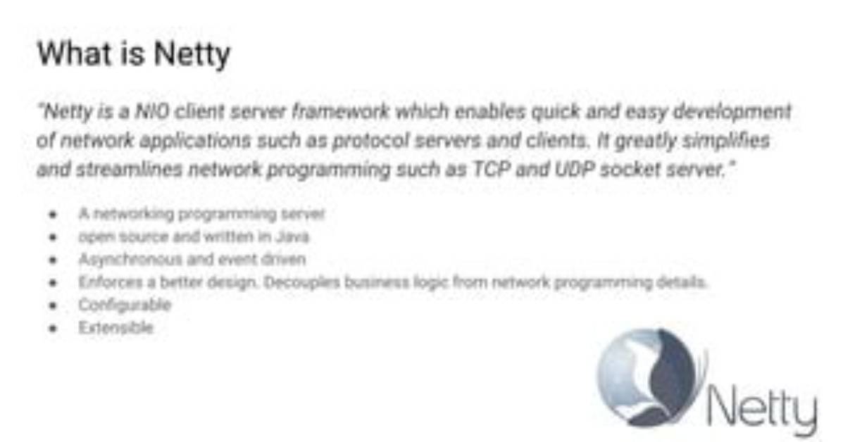 When to Use Netty?