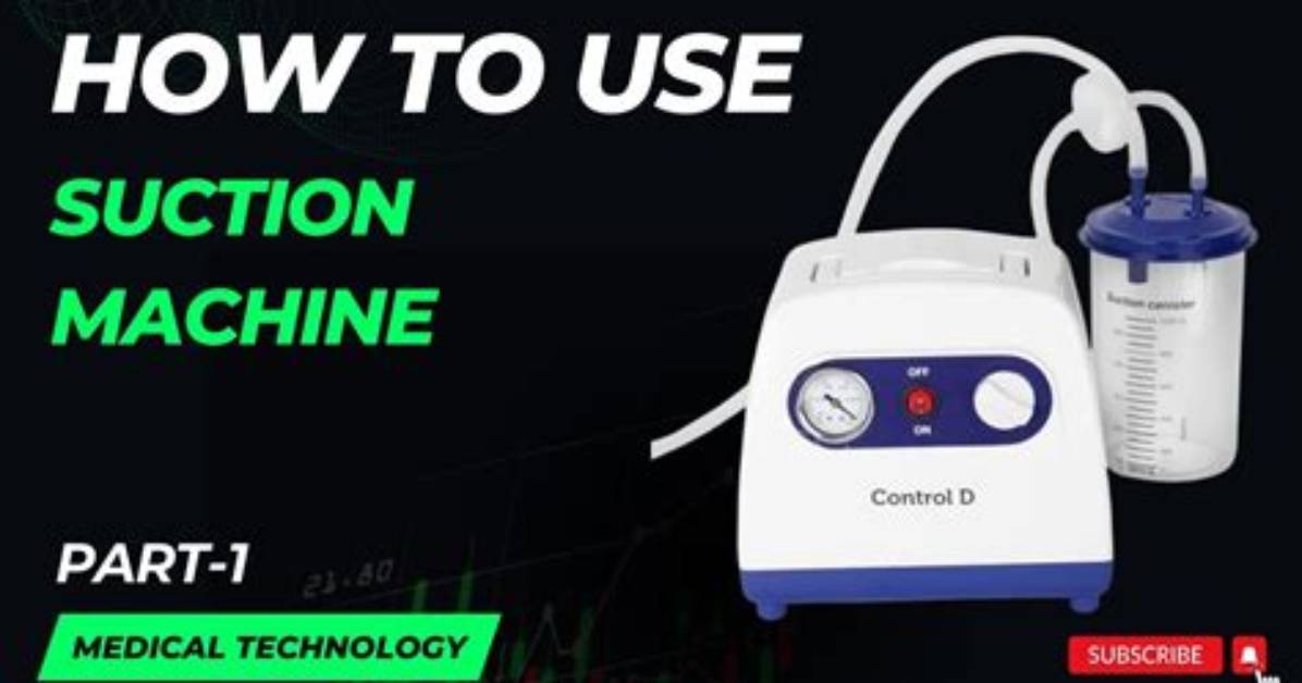 When to Use Suction Machine?