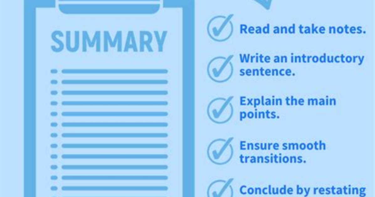 When to Use Summary?