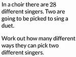 When Two Singers Sing Different Lines
