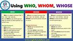 When Use Whose and Whom?