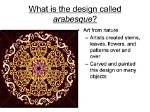 When Was Arabesque Created