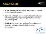 When Was Asme Founded?
