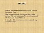 When Was Ebcdic Invented?