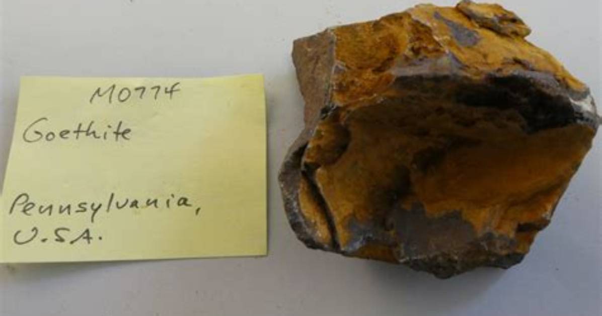 When Was Goethite Discovered?