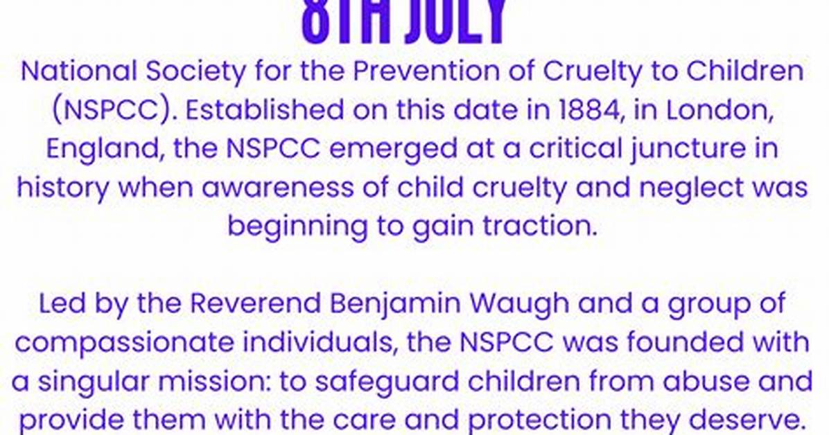 When Was Nspcc Established?