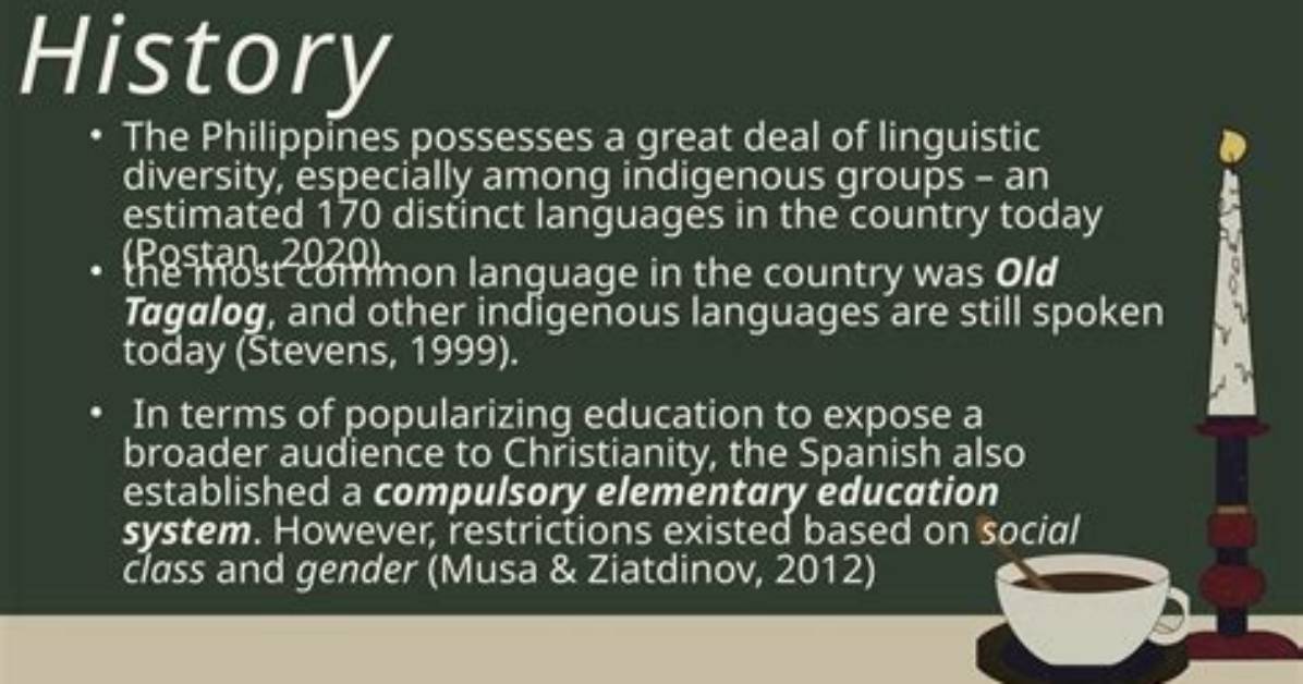 When Was Tagalog Established?