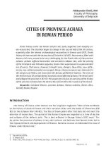 When Was the First Achaea?
