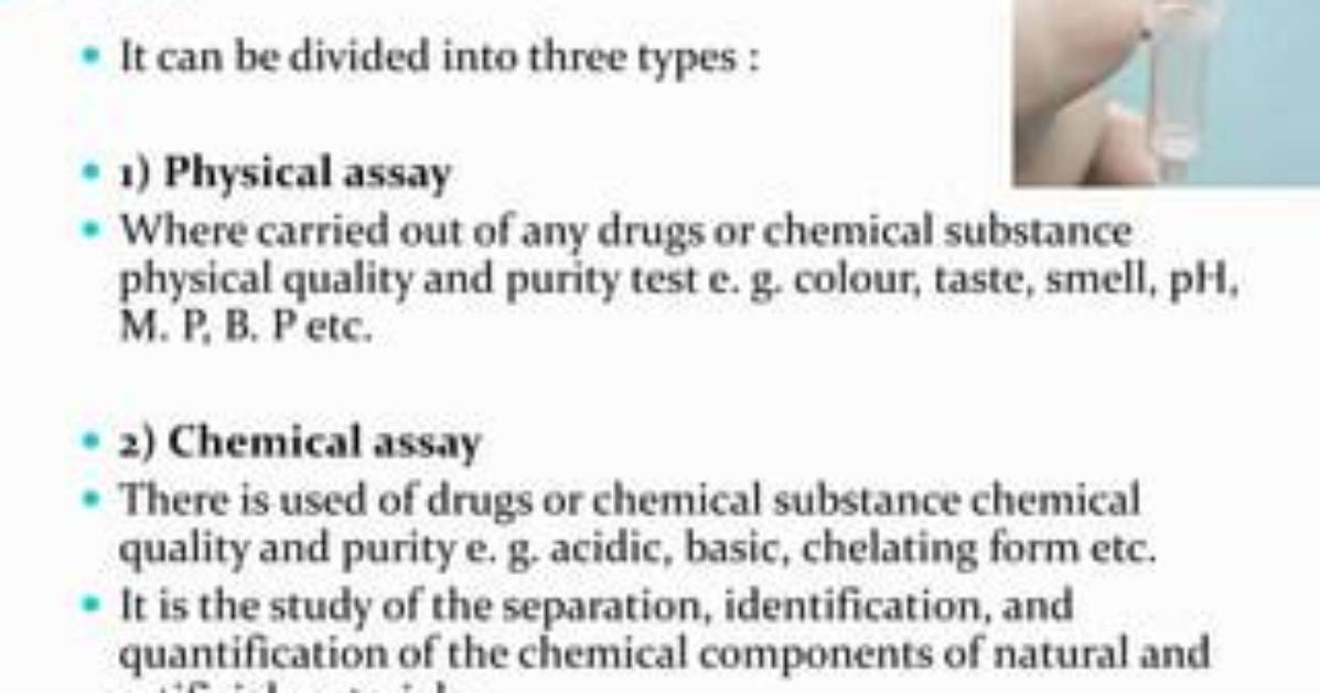 When We Use Assay?